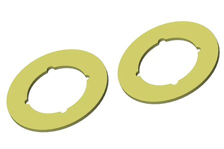 Onderdeel C-00250-088 Team Corally - Antislipmatjes - 2 stuks