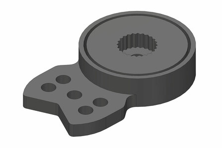 Onderdeel C-00250-009 Team Corally - Servo saver composit