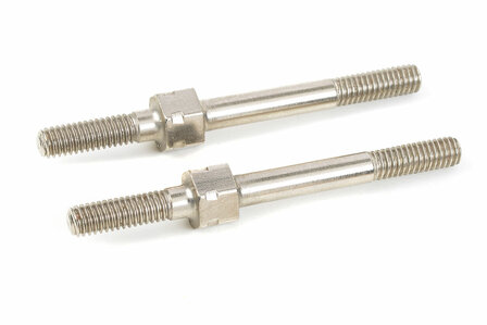 Onderdeel C-00180-128 Team Corally Turnbuckle &ndash; M4 &ndash; 50mm &ndash; Steel &ndash; 2 pcs