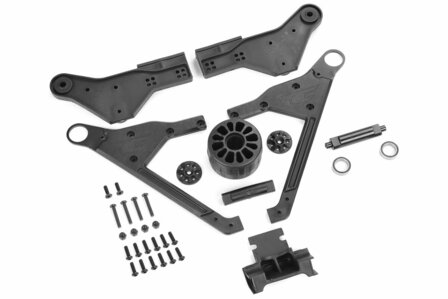 Onderdeel C-00180-567 Team Corally - Wielstang - versie met 1 wiel - Complete set