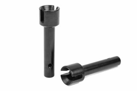 Onderdeel C-00180-368 Team Corally - Aandrijfas - Achter - Brede naaf - RTR - Staal - 2 stuks