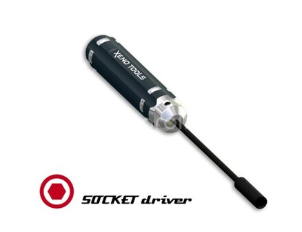 XT-06180L Xenotools - CNC PRO inbusschroevendraaier 8,0 mm - lang