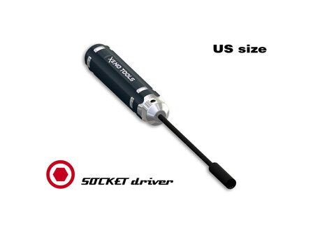 XT-0710308 Xenotools - CNC PRO 3/8" (9,53 mm) dopsleutel schroevendraaier