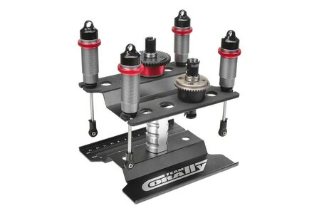 C-16320 Corally Car Stand for 1/8 &ndash; Aluminium Black