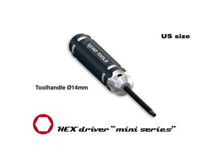 XT-06250 Xenotools - CNC PRO Dopschroevendraaier 5.0 mm kort  1 stuk