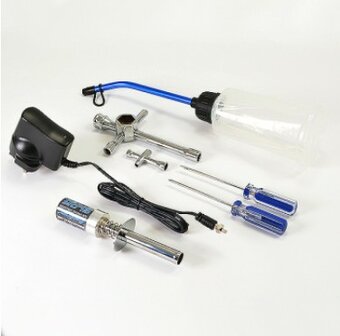 FAST692E FASTRAX NITRO STARTSET met 3000mAh GLOW STARTER en lader