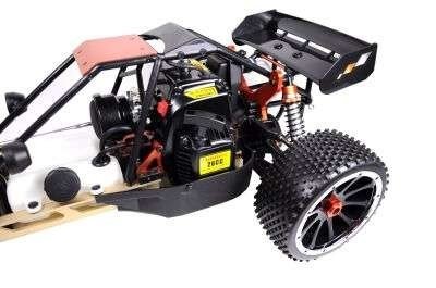 RC auto benzine Pitbull buggy truck 1:5  2.4Ghz 30cc RTR2