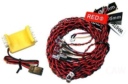 RC verlichting  kit vliegtuig 8751 Aircraft light kit