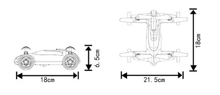 RC drone auto racer Syma X9  2.4GHZ