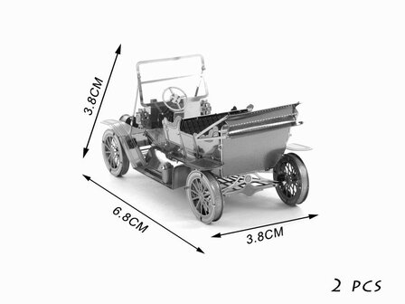 Metalen bouwpakket Ford vintage  3D Laser Cut 