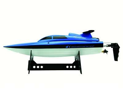 RC speedboot Blue  Barracuda blauw/zwart 2.4GHZ  RTR 35cm