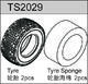 Tyre/Sponge 2WD SC Truck TS2029