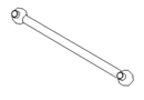 ACME racingpart 30233 Front central joint shaft 1 pcs