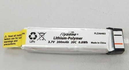 Batterij voor Flyzone - LiPo Battery 200mAh 3,7V Micro Calypso / Voyager