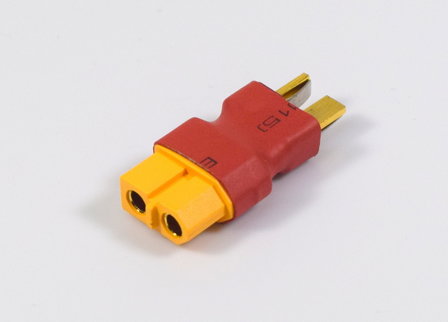 Verloop van Adapter XT60 (Buchse) auf T-Plug (Stecker)