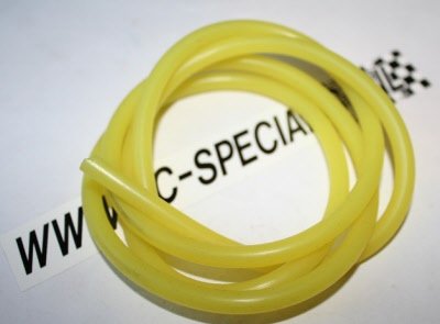 J20101 Siliconen slang geel 2*5mm  1mtr Protech
