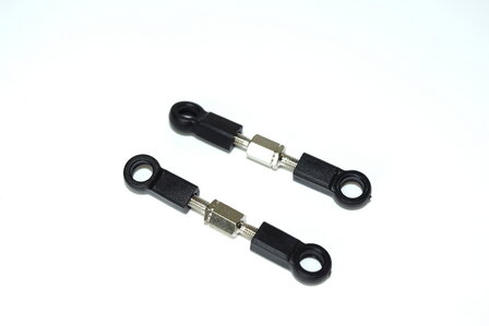 Onderdeel rc auto 1230194 Lenkservo gest&auml;nge / servo linkage / servo stuurarm voor AT2.4 buggy truggy en monstertruck