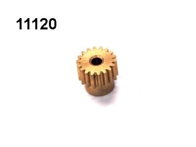 Onderdeel rc auto 1230318 Motorritzel 18 Z&auml;hne 18Z / Pinion coper 18T motor tandwiel voor kunststof hoofd tandwiel