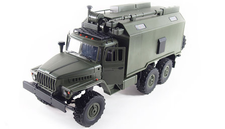 RC vrachtwagen Ural B36 leger vrachtwagen 6WD RTR 1:16, leger groen