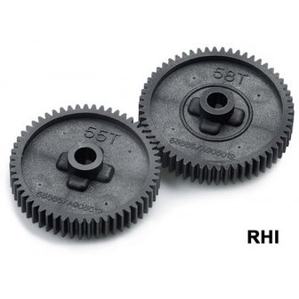 53665 TT01 Spur gear set 55/58T