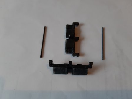 Metalen schakels tracks Leopard 2A6 Heng Long/Tamiya/Taigen 2 stuks