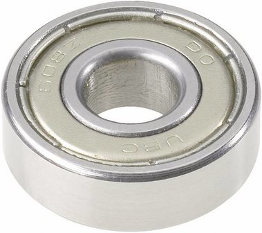 Groefkogellager, radiaal UBC Bearing 625 2Z Boordiameter 5 mm Buitendiameter 16 mm Toerental (max.) 36000 omw/min