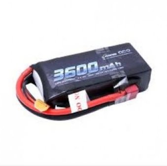Gens ace 3600mAh 11.4V 3S1P 50C High Voltage Lipo Battery Pack with T-plug