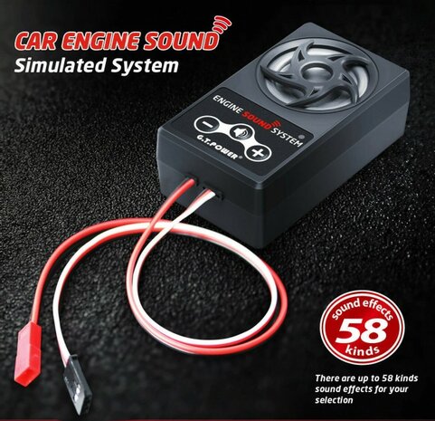 Rc  Car engine soud system 28972 GT POWER All-In-One Engine Simulation Sound System Audio Sound Loudspeaker RC