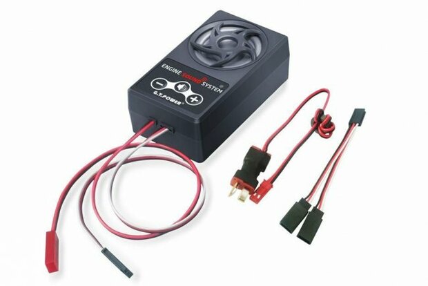 Rc  Car engine soud system 28972 GT POWER All-In-One Engine Simulation Sound System Audio Sound Loudspeaker RC