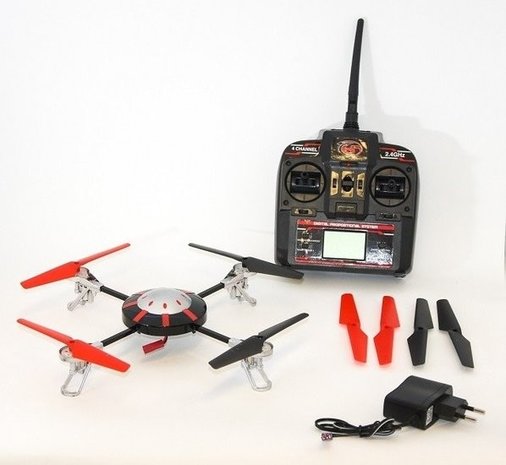 RC Quadcopter 998-V2 Aerocraft  2.4 GHz 4-kanaals op=op