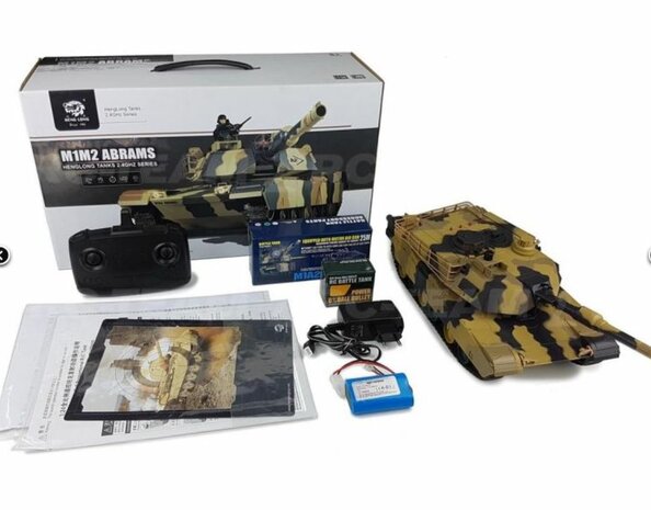 RC tank M1A2 Abrams 1:24 IR/BB