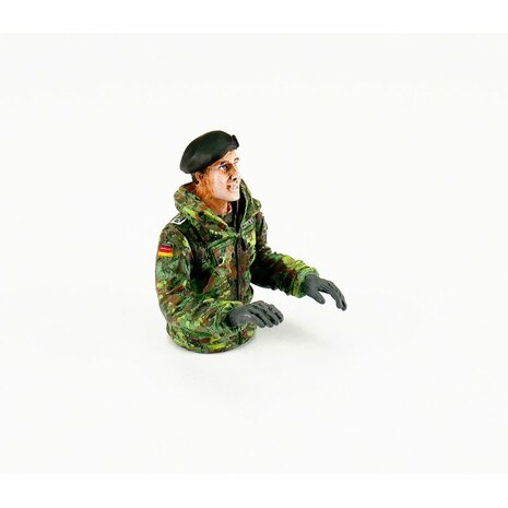 RC tank figuren 1/16 Half Figure Tank Commander Leopard nieuw nummer FG-10046