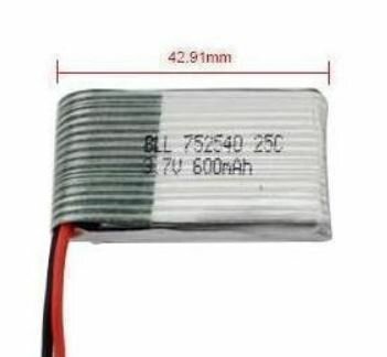 Lipo accu 3,7V 600mah