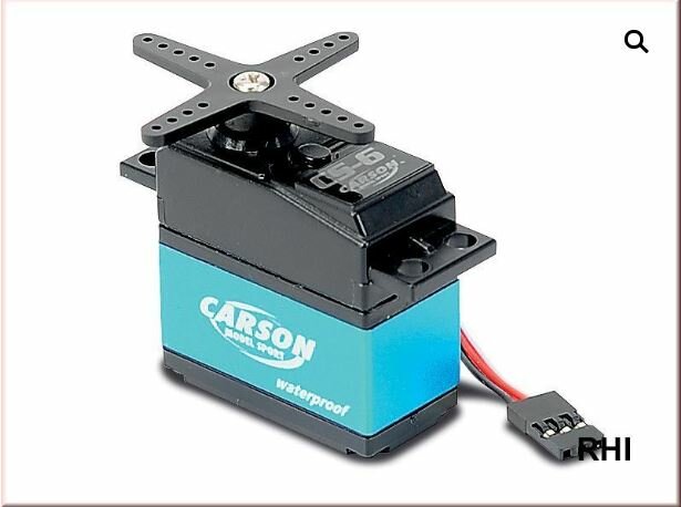 502047, Carson, Servo CS-6 Waterproof MG/ 6kg / JR