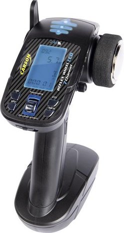 Zenderset pistoolzender 501016 Carson Modellsport Reflex Wheel LCD RC pistoolzender 2,4 GHz 7 kanaals