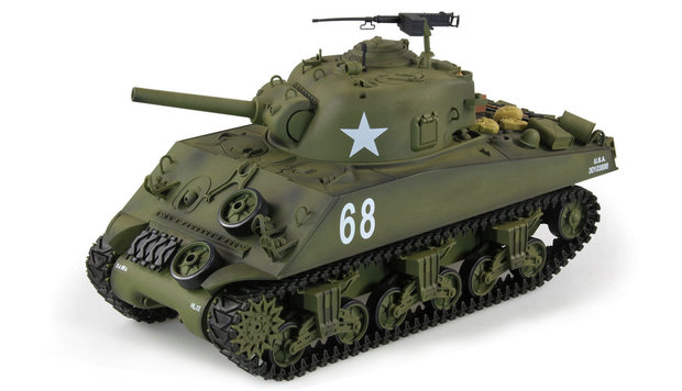 RC tank  U.S.M4A3 Sherman 2.4GHZ  V7.0 IR/BB