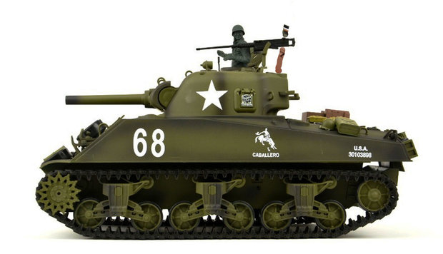 RC tank  U.S.M4A3 Sherman 2.4GHZ  V6.0 IR/BB