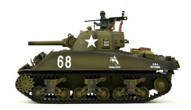 RC tank  U.S.M4A3 Sherman 2.4GHZ  V7.0 IR/BB