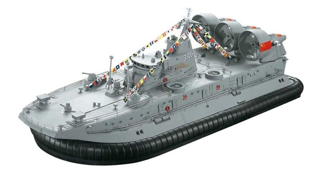 RC HG C201 1: 110 2.4G RC Model Boot Schip Water Landing Hemel Hovercraft