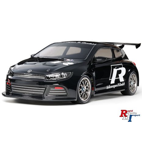 RC auto bouwpakket 47451 1/10 R/C Volkswagen Scirocco GT TT-01 Type-E  