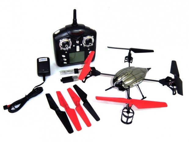 RC Quadcopter WL Toys V959 2.4 GHz 4-kanaals met HD camera