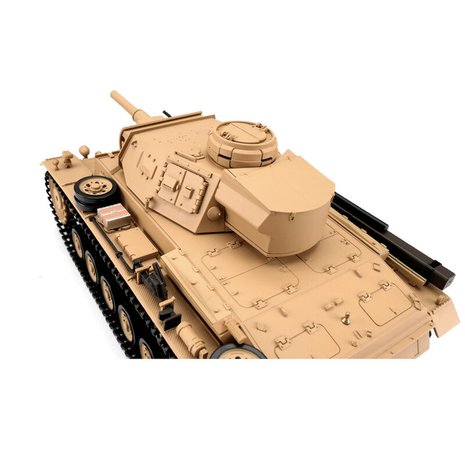 RC tank 14316-SN Panzer III Type H with metal tracks BB+IR 1:16 Heng Long Torro Edition