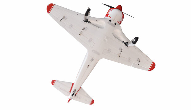 RC vliegtuig 24100 AMXFLIGHT YAK-11 rood/wit EPO 6S PNP