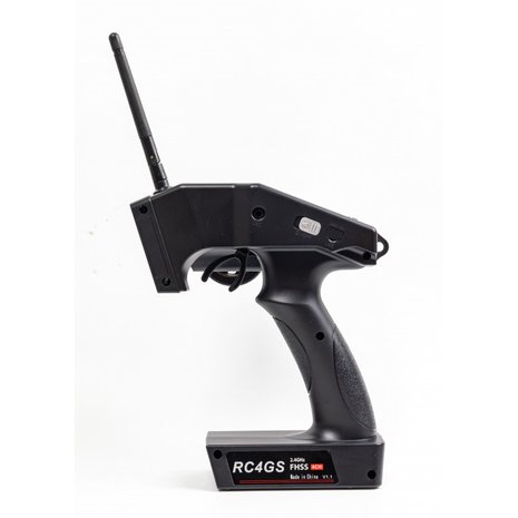 Zenderset pistoolzender RC4GS V2 4-channel radio with R6FG gyro integrated Receiver