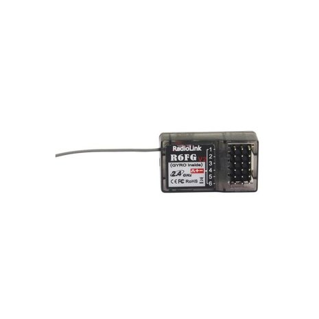 Zenderset pistoolzender RC4GS V2 4-channel radio with R6FG gyro integrated Receiver