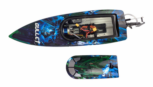 RC speedboot Bullet V4 740mm 4S brushless ARTR