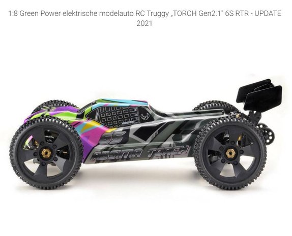 Absima TORCH Gen2.1 6S 1:8 Brushless RC auto Elektro Truggy 4WD RTR 2,4 GHz