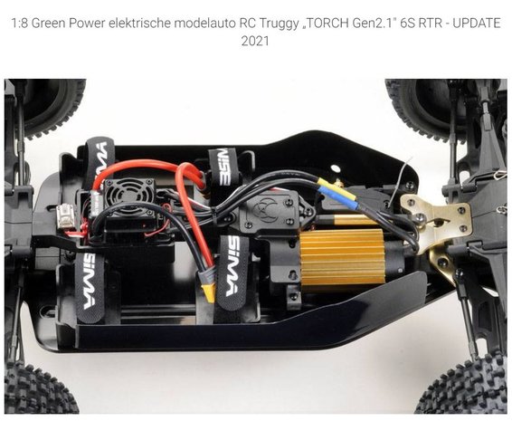 Absima TORCH Gen2.1 6S 1:8 Brushless RC auto Elektro Truggy 4WD RTR 2,4 GHz