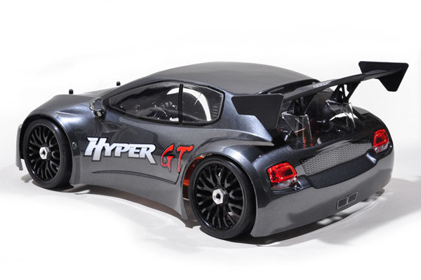 HOBAO HYPER GTS ONROAD RTR W/100A ESC, 18KG SERVOS, 2.4GHZ - GREY 1/8