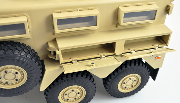 RC US-MILTITÄRFAHRZEUG MRAP 6X6 1:12 RTR, LICHT, SOUND & RAUCH 22428